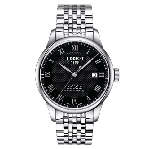 Tissot Le Locle Powermatic 80 39.3 Stainless Steel / Black / Bracelet